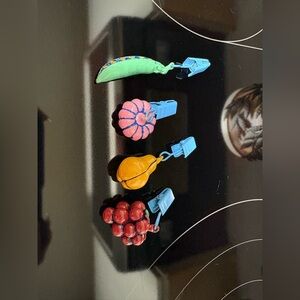 Vintage fruit and vegetable table cloth weights